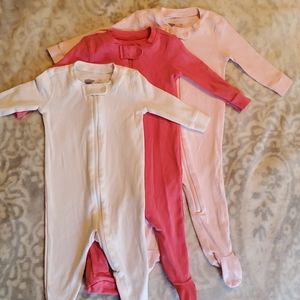 Primary zip-up onsies 3-6 months